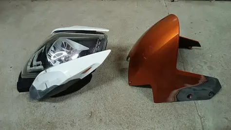 popravka blatobrana motora